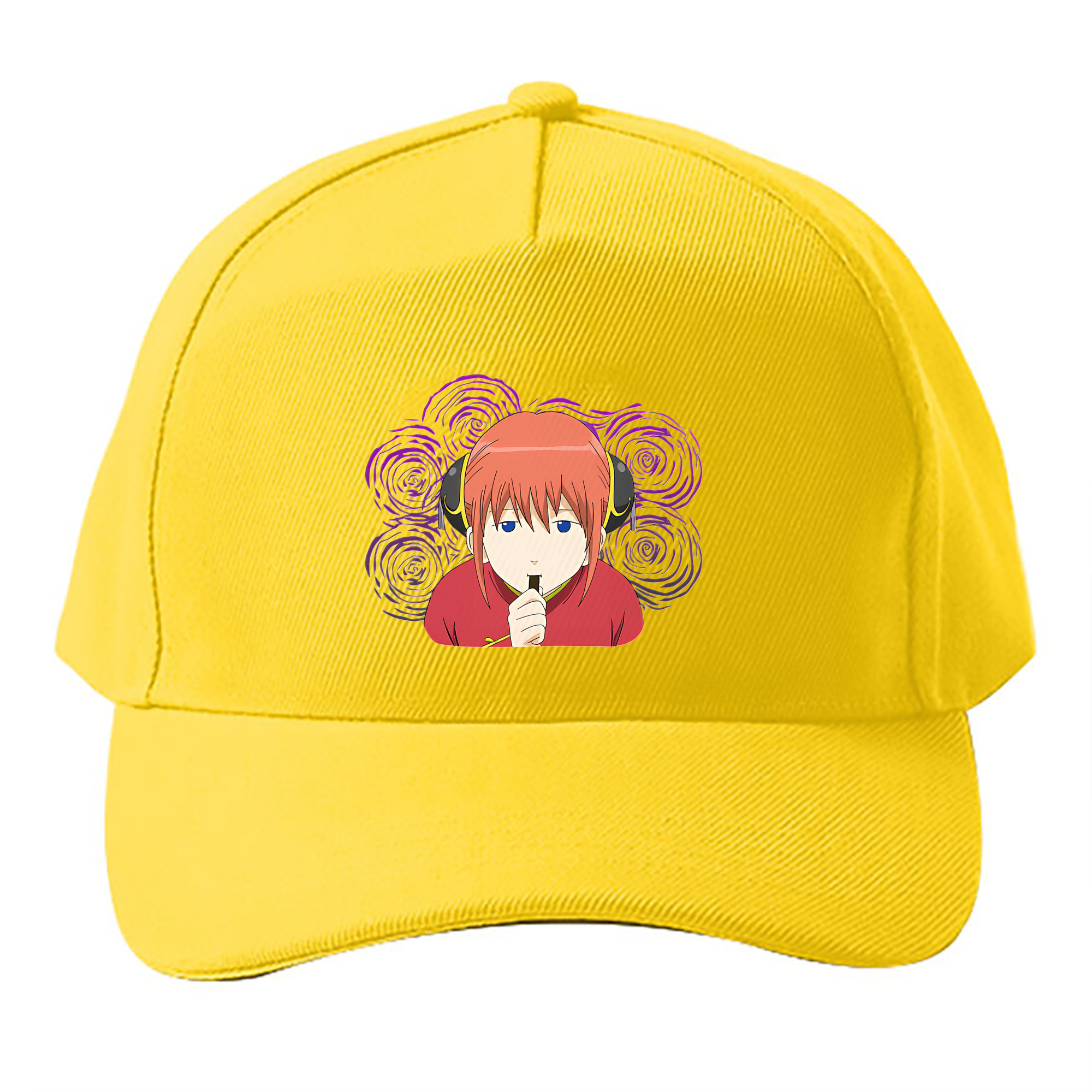 （画像用） ぎんたま 坂田銀時（さかたぎんとき） 神楽 志村新八（しむら しんぱち） GINTAMA Sakata Gintoki Kagura Shimura Shinpachi ベースボールキャップ 綿100％ 男女兼用 帽子 スポーツ